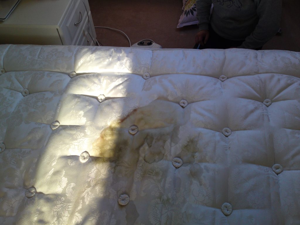 mattress before